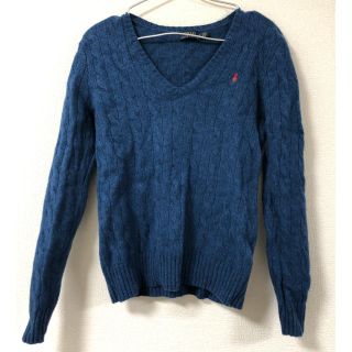 ポロラルフローレン(POLO RALPH LAUREN)のPOLO RALPH LAUREN Vネック 長袖 セーター(ニット/セーター)