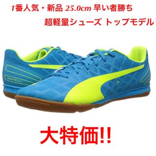 プーマ(PUMA)のエヴォスピード サラ EVOSPEED 25.0 フットサル サッカー プーマ(シューズ)