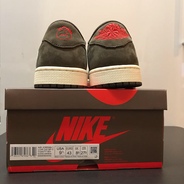 NIKE AIR JORDAN1 × TRAVIS SCOTT 27.5