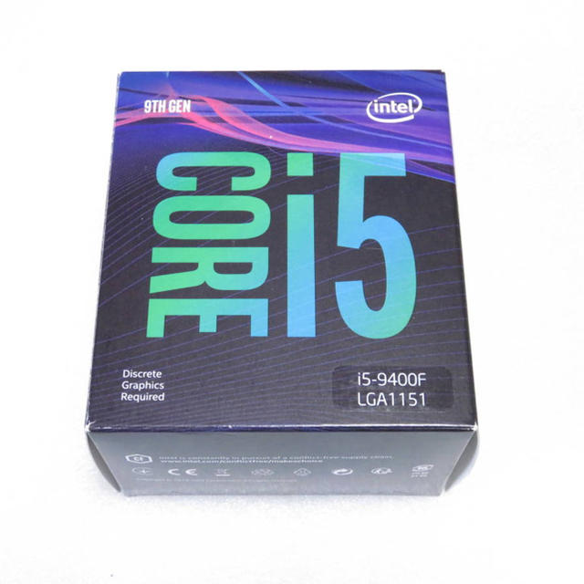 早い者勝ち CPU Intel core i5 9400f 美品