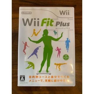 ウィー(Wii)のWii fit plus バランスボード(家庭用ゲームソフト)