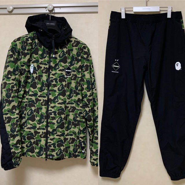 F.C.R.B.(エフシーアールビー)の★最終値下げ★FCRB★A BATHING APE★セットアップ★XL★L★ メンズのジャケット/アウター(ナイロンジャケット)の商品写真