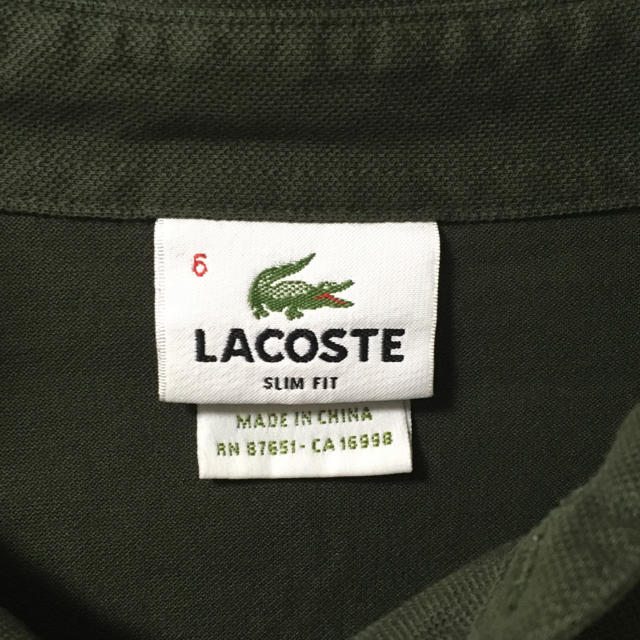 LACOSTE(ラコステ)の激レア 90s  ラコステ シャツ アースカラー 美品 メンズのトップス(シャツ)の商品写真