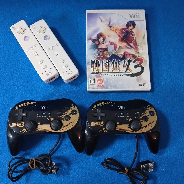 任天堂Wii✨戦国無双 純正クラシックコントローラーPROとwiiリモコン 二個