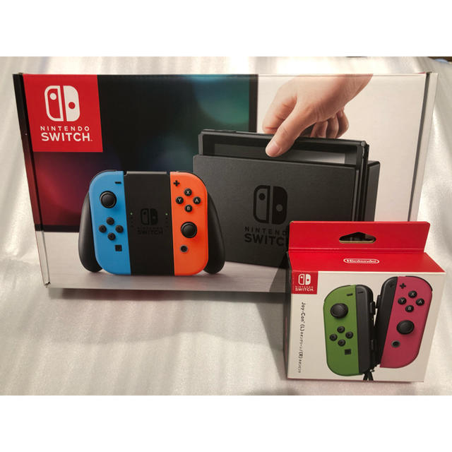 Nintendo Switch Joy-Con (L) ネオンブルー/ (R) - 家庭用ゲーム機本体