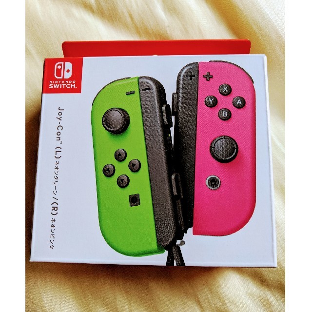 Nintendo Switch(ニンテンドースイッチ)の本日発送　Switch Joy-Conネオングリーン/ネオンピンク エンタメ/ホビーのゲームソフト/ゲーム機本体(家庭用ゲーム機本体)の商品写真