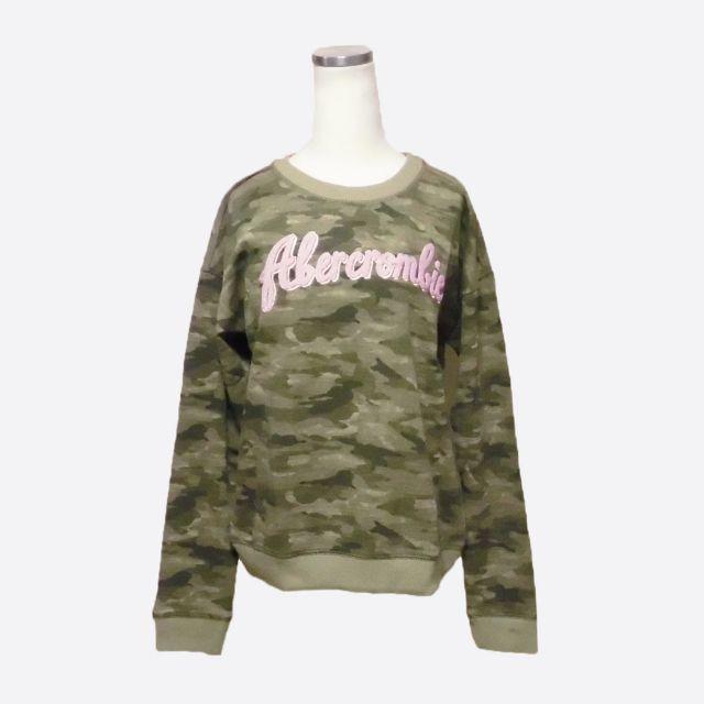 ★新品★アバクロンビーキッズ★カモフラクルースウェット (Camo/13-14)