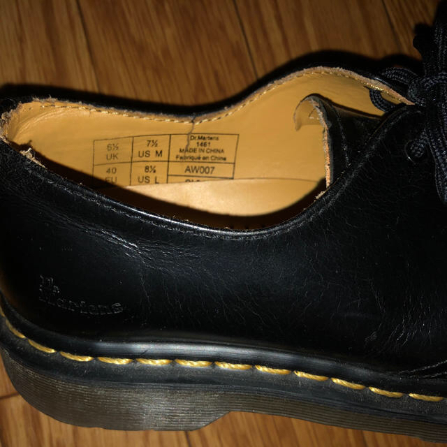 Dr.Martens(ドクターマーチン)のドクターマーチン　1461 3ホール　黒　UK6.5 US7.5 25.5センチ メンズの靴/シューズ(ブーツ)の商品写真