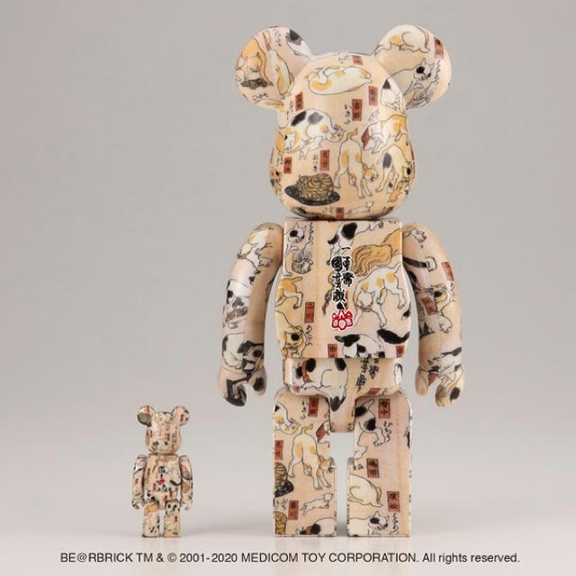 BE@RBRICK 歌川国芳 「猫飼好五十三疋」100% & 400% エンタメ/ホビーのフィギュア(その他)の商品写真