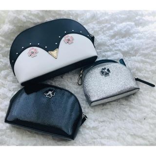 ケイトスペードニューヨーク(kate spade new york)の【自粛プライス♠︎新品新使用】kate spade 3個セット コスメポーチ(ポーチ)