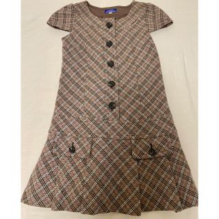 バーバリーブラックレーベル(BURBERRY BLACK LABEL)のSALE！お買い得♪【ブルーレーベル　バーバリーチェックワンピース】(ひざ丈ワンピース)