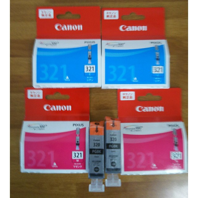 CANON PIXUS 純正インクタンク 321 320 6個セット新品未使用