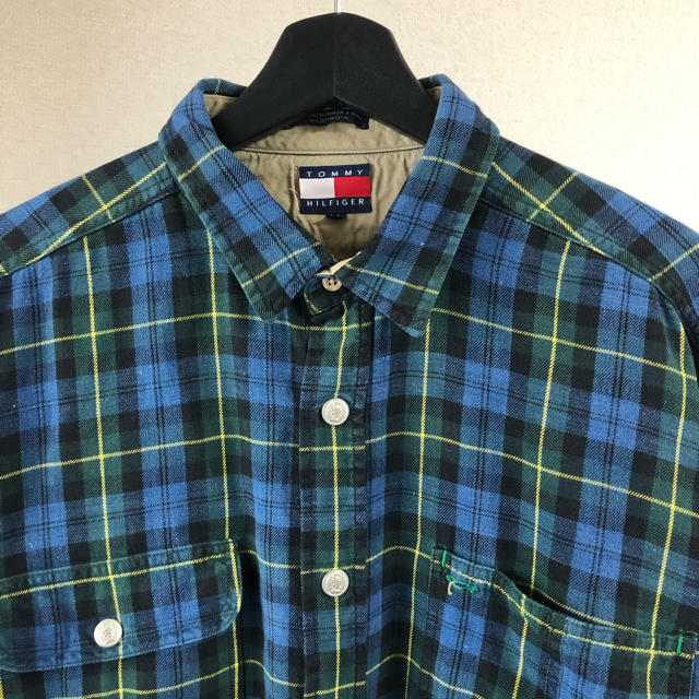 TOMMY HILFIGER(トミーヒルフィガー)の90s TOMMY HILFIGER チェックシャツ✨ メンズのトップス(シャツ)の商品写真