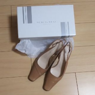 メルモ(MELMO)のパンプス 茶色  23.5センチ 美品❗️(ハイヒール/パンプス)