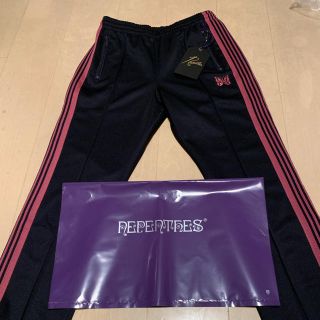 ニードルス(Needles)の新品needles narrow track pants ネイビー ピンク XS(その他)