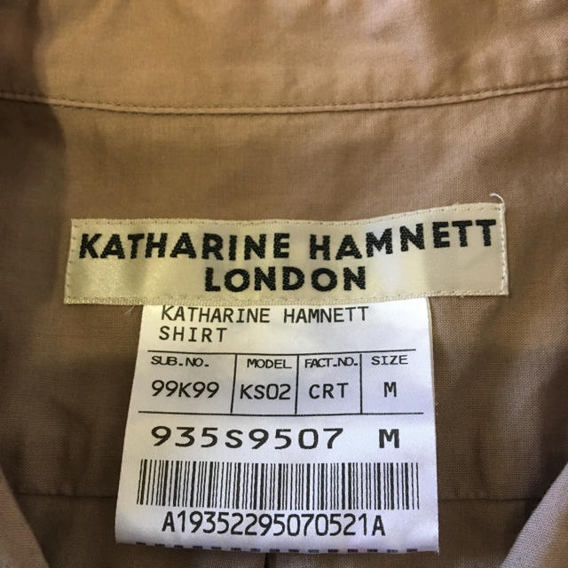 KATHARINE HAMNETT(キャサリンハムネット)のKATHARINE HAMNETT LONDON 7分袖シャツ メンズのトップス(シャツ)の商品写真