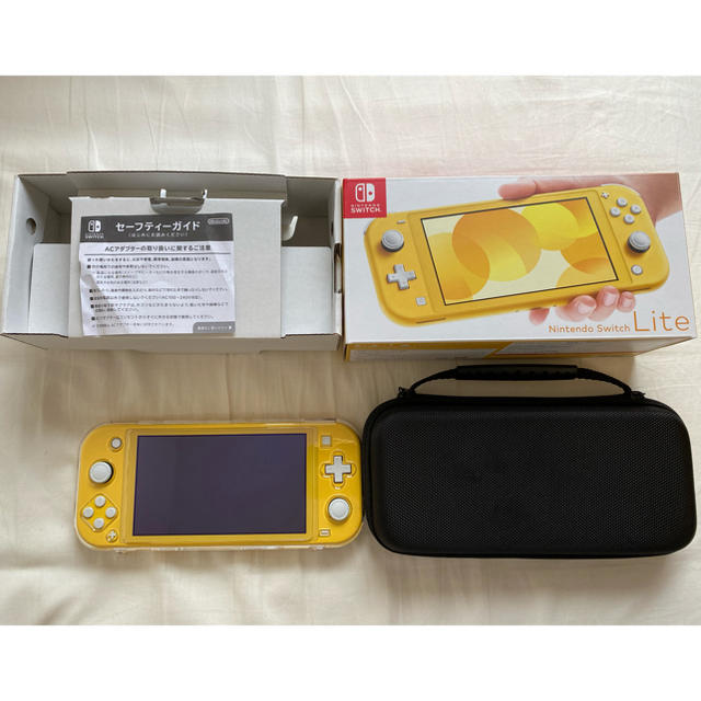 ケース付き！Nintendo Switch Lite イエロー