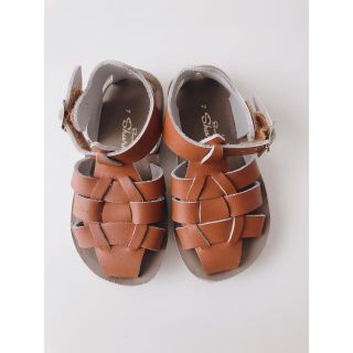 ボンポワン(Bonpoint)のSALT WATER SANDALS  shark tan ソルトウォーター(サンダル)