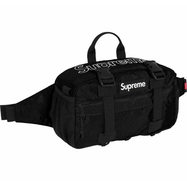 Supreme(シュプリーム)の19AW Supreme Waist Bag Black メンズのバッグ(ボディーバッグ)の商品写真