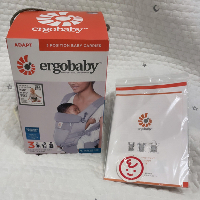 Ergobaby(エルゴベビー)の美品❣️ エルゴ　アダプト　クールエア　抱っこ紐　 キッズ/ベビー/マタニティの外出/移動用品(抱っこひも/おんぶひも)の商品写真