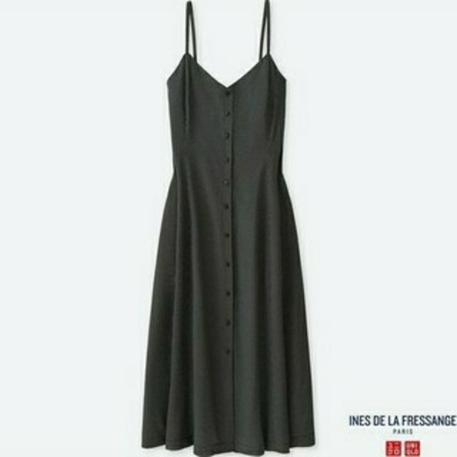 UNIQLO(ユニクロ)のcoco様専用 UNIQLO イネス レーヨンスリップワンピース レディースのワンピース(ロングワンピース/マキシワンピース)の商品写真