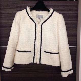 エムプルミエ(M-premier)の60%オフ！新品♡Mプルミエ♡ジャケット(ノーカラージャケット)