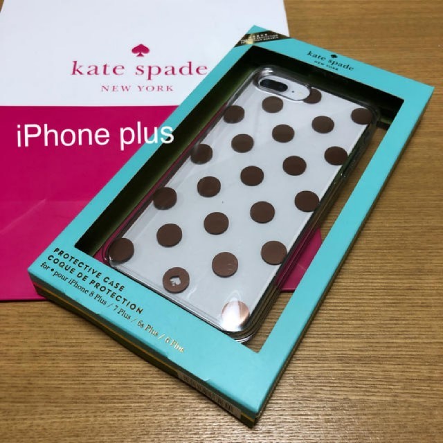 kate spade new york(ケイトスペードニューヨーク)の新品 ケイトスペードニューヨーク iPhoneプラス ケース スマホ/家電/カメラのスマホアクセサリー(モバイルケース/カバー)の商品写真