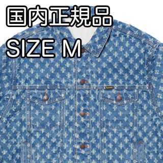 シュプリーム(Supreme)のMx5 Supreme Hole Punch Denim Trucker(Gジャン/デニムジャケット)