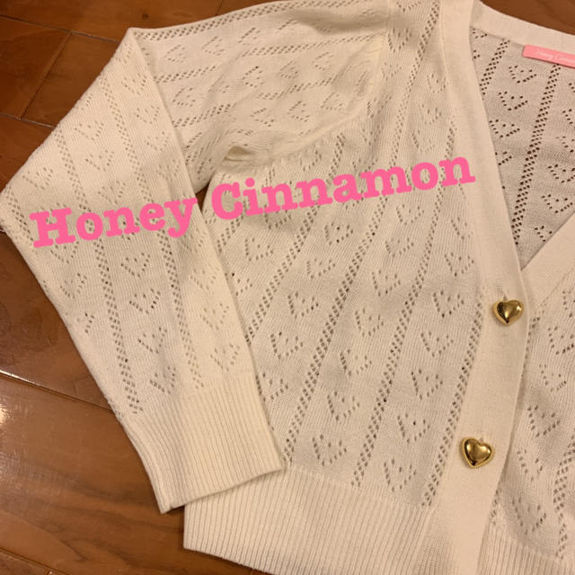 Honey Cinnamon(ハニーシナモン)のHoney Cinnamon ♡くり抜き カーディガン レディースのトップス(カーディガン)の商品写真