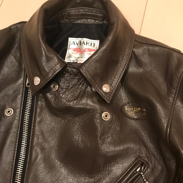 Lewis Leathers(ルイスレザー)のルイスレザー  441T サイクロン　希少ブラウン メンズのジャケット/アウター(ライダースジャケット)の商品写真