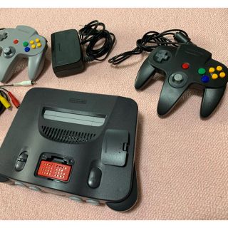 ニンテンドウ64(NINTENDO 64)の任天堂64 本体フルセット(家庭用ゲーム機本体)