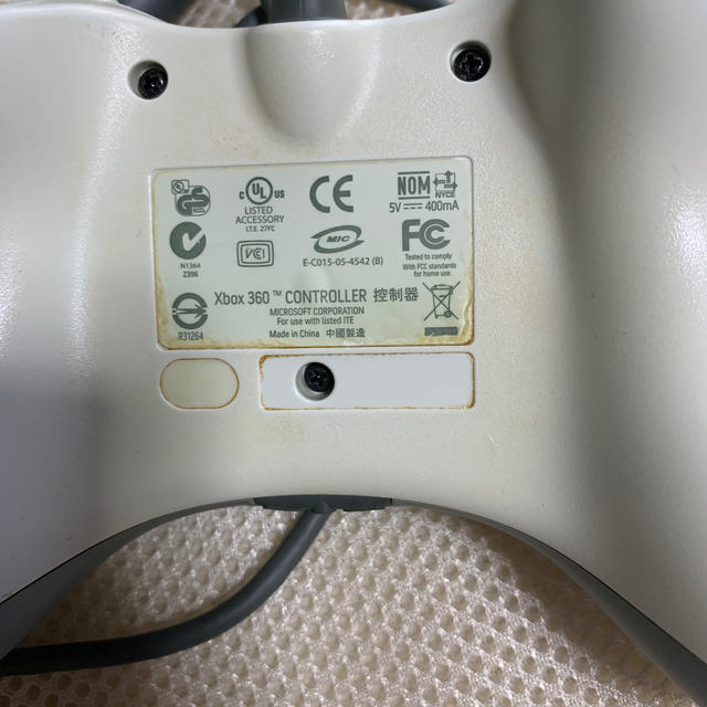 Xbox360(エックスボックス360)のxbox360 コントローラー エンタメ/ホビーのゲームソフト/ゲーム機本体(家庭用ゲーム機本体)の商品写真