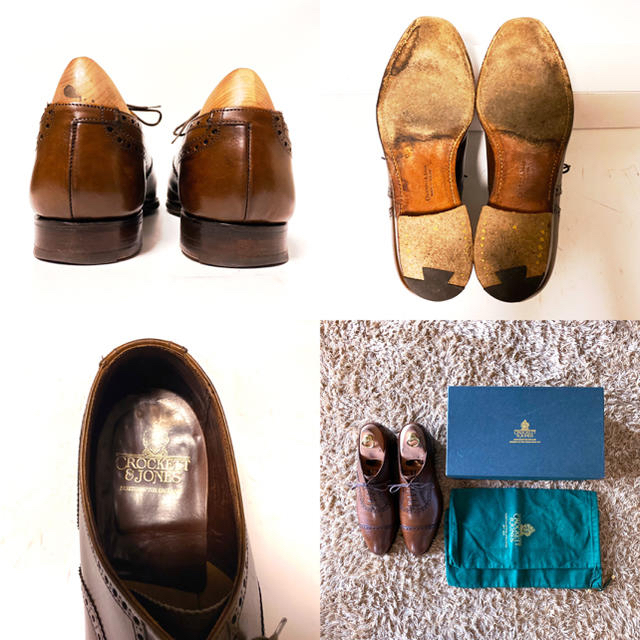 Crockett&Jones(クロケットアンドジョーンズ)の315.限定❗️CROKETT&JONES COVENTRY セミブローグ　9E メンズの靴/シューズ(ドレス/ビジネス)の商品写真