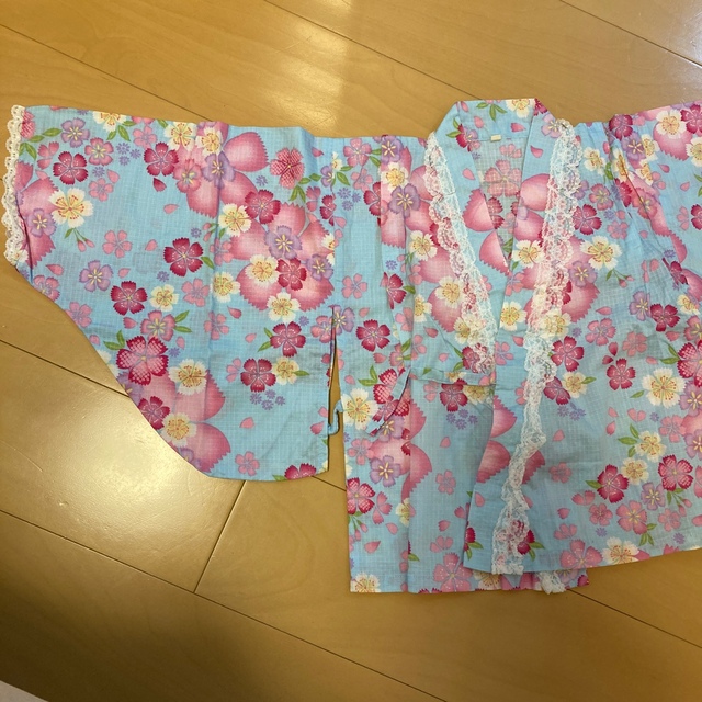 motherways(マザウェイズ)のゆかた 130㎝ キッズ/ベビー/マタニティのキッズ服女の子用(90cm~)(甚平/浴衣)の商品写真