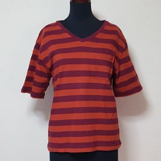 ダブルクローゼット(w closet)のW closet　ボーダートップス(Tシャツ(半袖/袖なし))