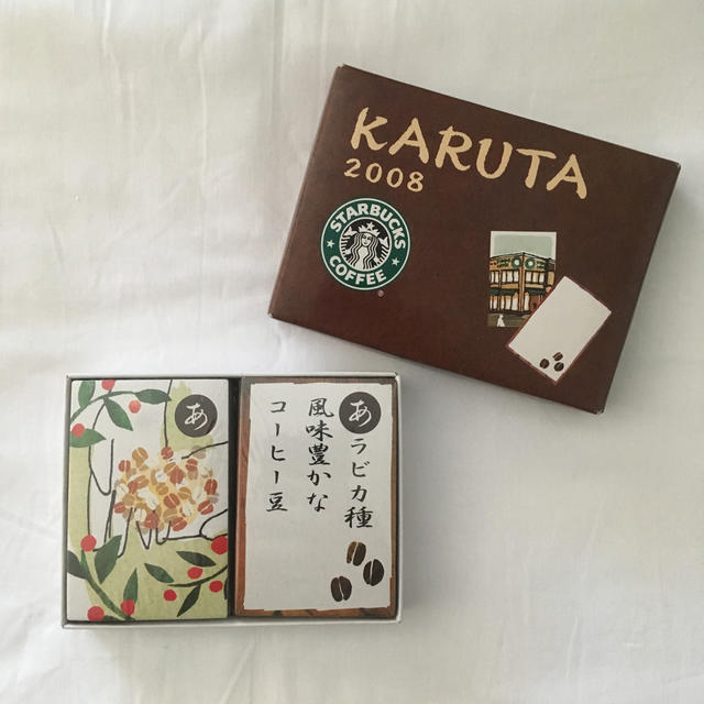 Starbucks Coffee(スターバックスコーヒー)の【非売品】スターバックス かるた 2008 エンタメ/ホビーのテーブルゲーム/ホビー(カルタ/百人一首)の商品写真