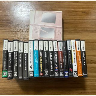 ニンテンドーDS(ニンテンドーDS)のソフト17個　セット　まとめ（1個ケースなし）& DS lite (おまけ)(携帯用ゲームソフト)