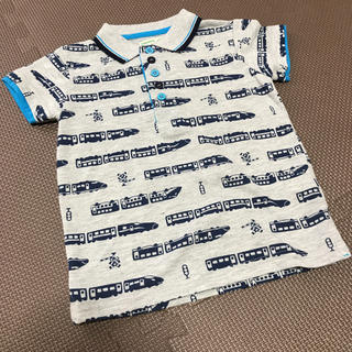 マザウェイズ(motherways)の新品♡マザウェイズ　新幹線ボーダーポロシャツ　97(Tシャツ/カットソー)