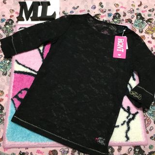 ロニィ(RONI)の新品タグ付き★RONI★総レースTシャツ★ML(Tシャツ/カットソー)