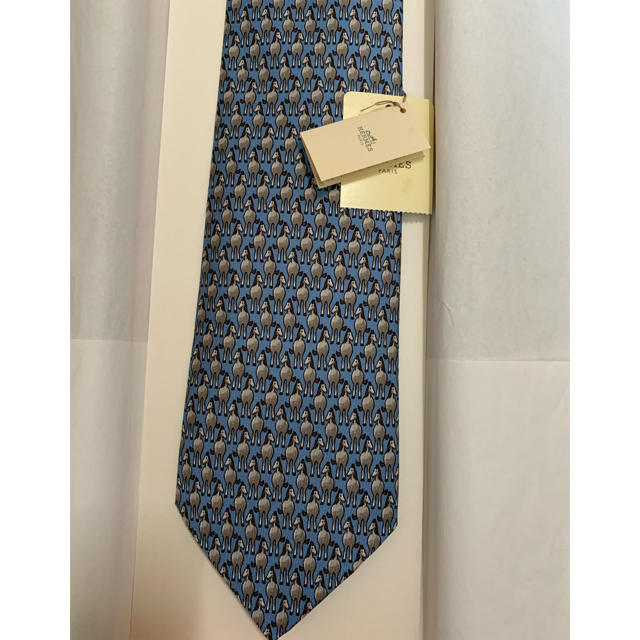 人気の商品通販サイト エルメス　高級ネクタイ　h織り　美品 ネクタイ