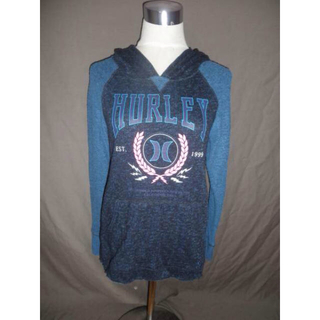 ハーレー(Hurley)のhurleyタオル地パーカーUS S紺青(パーカー)