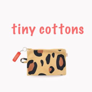 コドモビームス(こども ビームス)のtinycottons アニマル柄ポーチ レオパード　新品(ポシェット)