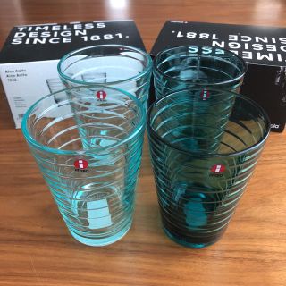 イッタラ(iittala)の【新品】iittala アイノアアルト ハイボール 330ml グラス 4個(グラス/カップ)