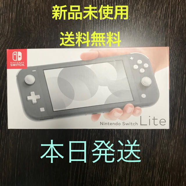 Nintendo Switch Liteグレー　新品未使用　送料込　本日発送