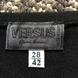 ヴェルサス(VERSUS)のベルサス  ニット台形スカート美品(ひざ丈スカート)