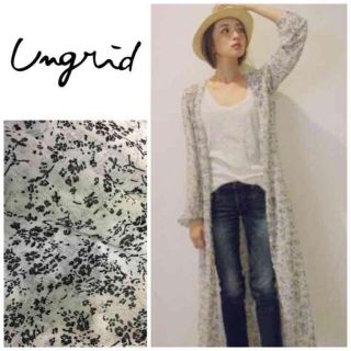 アングリッド(Ungrid)のシフォンロングガウン♡Ungrid(ロングワンピース/マキシワンピース)