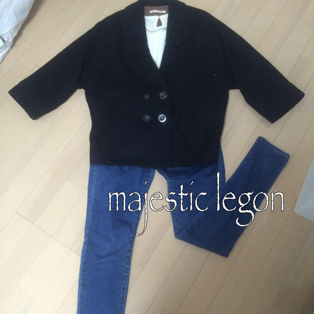 MAJESTIC LEGON(マジェスティックレゴン)のマジェ♡コクーンコート レディースのジャケット/アウター(ピーコート)の商品写真