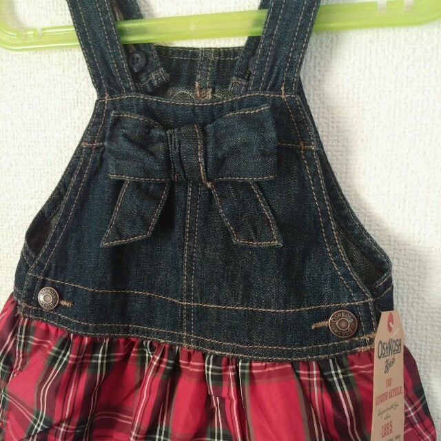 OshKosh(オシュコシュ)のoshkosh ジャンスカ キッズ/ベビー/マタニティのキッズ服女の子用(90cm~)(ワンピース)の商品写真