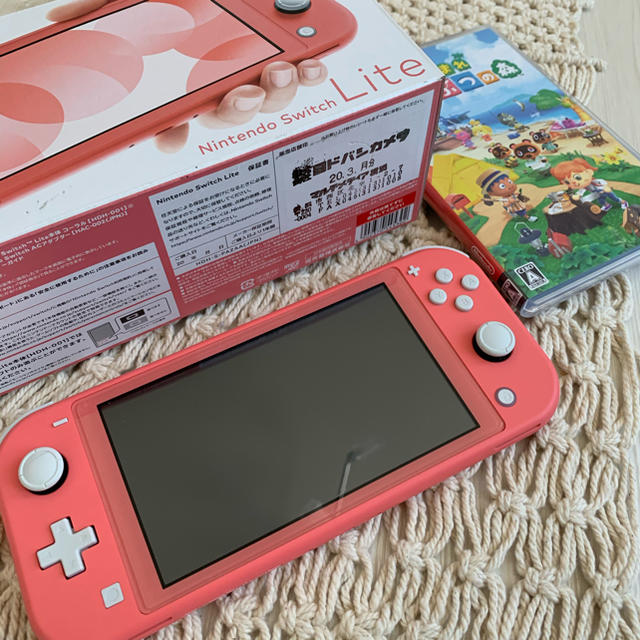 Nintendo Switch  LITE コーラ＋あつ森ソフト＋カバー