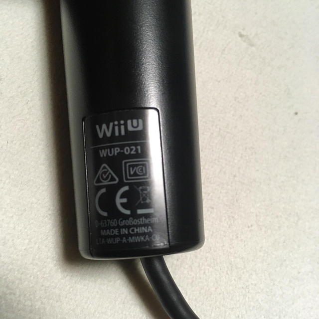 任天堂(ニンテンドウ)のNintendo Wii U マイク 純正品 楽器のレコーディング/PA機器(マイク)の商品写真